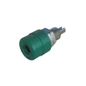 Hirschmann Test & Measurement Green Female Banana Socket, 4 mm Connector, Solder Termination, 30 V AC, 60 V DC 930176104