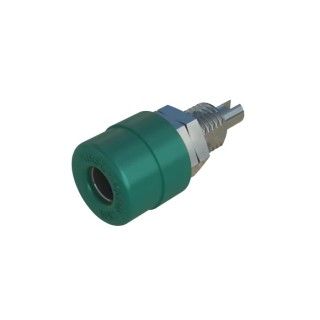 Hirschmann Test & Measurement Green Female Banana Socket, 4 mm Connector, Solder Termination, 30 V AC, 60 V DC 930176104