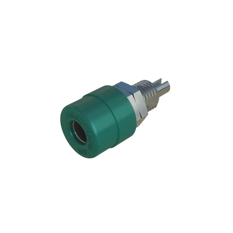 Hirschmann Test & Measurement Green Female Banana Socket, 4 mm Connector, Solder Termination, 30 V AC, 60 V DC 930176104