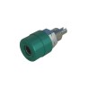 Hirschmann Test & Measurement Green Female Banana Socket, 4 mm Connector, Solder Termination, 30 V AC, 60 V DC 930176104