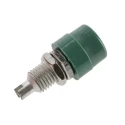 Hirschmann Test & Measurement Green Female Banana Socket, 4 mm Connector, Solder Termination, 30 V AC, 60 V DC 930176104