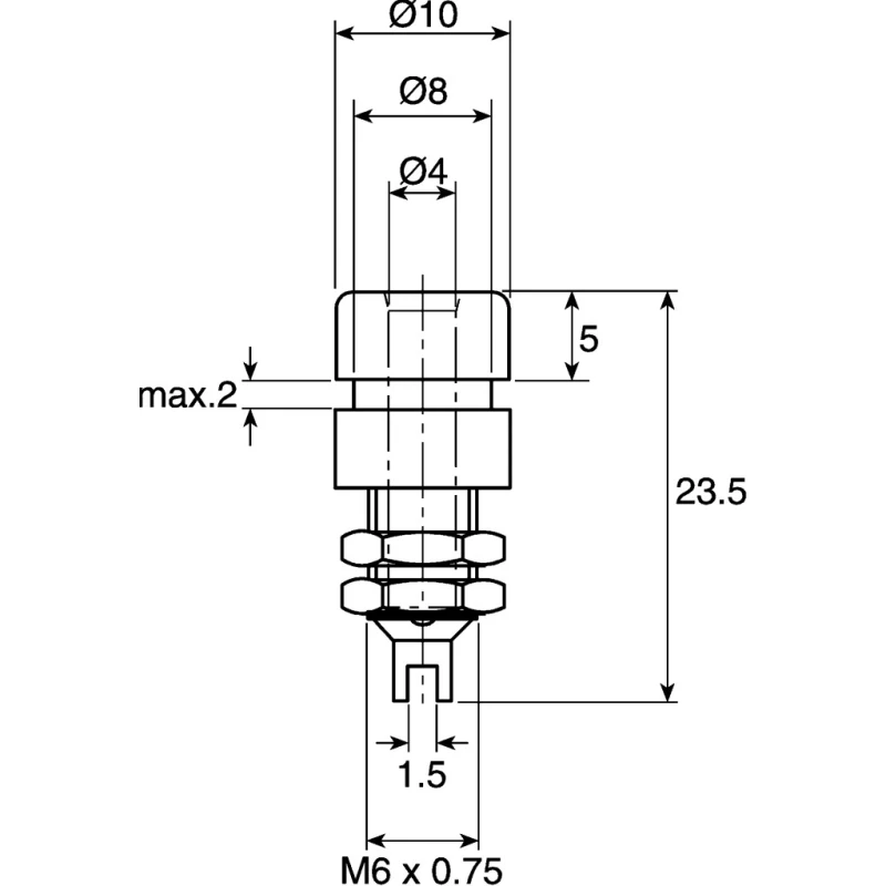 Hirschmann Test & Measurement Green Female Banana Socket, 4 mm Connector, Solder Termination, 30 V AC, 60 V DC 930176104