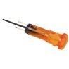 RS PRO Panel Mount Indicator SX33 Series Amber Lens, 10 mm Hole, Tab Termination, 240V AC, 33.3mm Length SX33