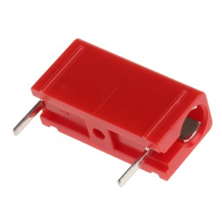 RS PRO Red Female Test Socket, 4 mm Solder, 60V DC 16A Tin-Plated Brass 973582101