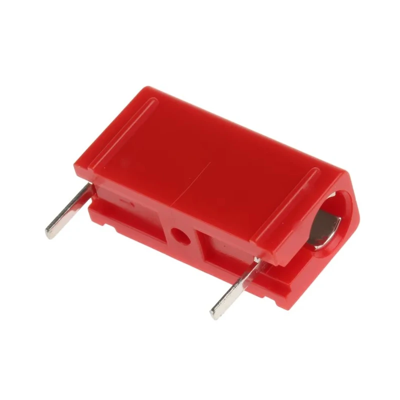 RS PRO Red Female Test Socket, 4 mm Solder, 60V DC 16A Tin-Plated Brass 973582101