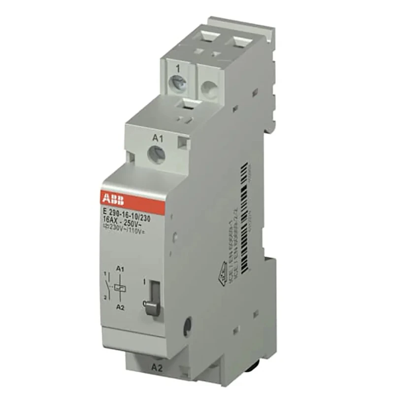 ABB DIN Rail Power Relay 230V AC Coil, 16A Switching Current, SPST, E290-16-10/230 Series 2TAZ312000R2011