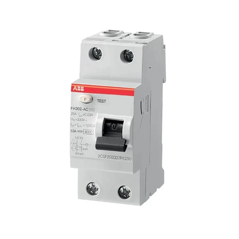 ABB Residual Current Circuit Breaker 40A, 2-Pole, 30mA, Type AC, 1kA 230V AC FH200 Series 