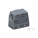 TE Connectivity Heavy Duty Power Connector Hood, Side Cable Entry, Die Cast Aluminium, Locking, IP65, M25 T1210100125-000