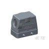 TE Connectivity Heavy Duty Power Connector Hood, Side Cable Entry, Die Cast Aluminium, Locking, IP65, M25 T1210100125-000