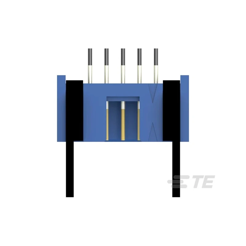TE Connectivity AMP-LATCH Series Straight Through Hole PCB Header, 10 Contacts, 2 Row, 2.54 mm Pitch 2-1761713-3