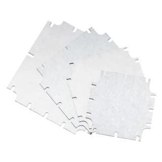 RS PRO Galvanised Steel Mounting Plate, 171mm Width, 220mm Length, 2mm Thickness, for 1920697 Hermetic Enclosure 192-0708