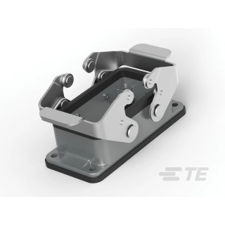 TE Connectivity HDC Range Heavy Duty Power Connector Housing Panel Mount Die Cast Aluminium IP65 T1410101000-000