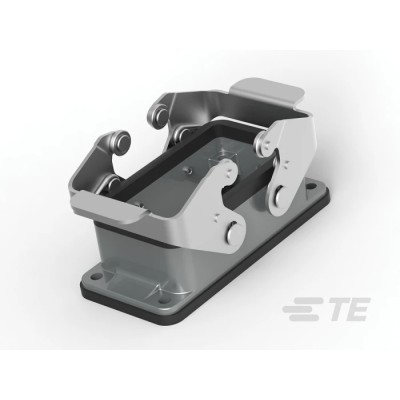 TE Connectivity HDC Range Heavy Duty Power Connector Housing Panel Mount Die Cast Aluminium IP65 T1410101000-000