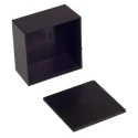 RS PRO ABS Enclosure Black Lid, IP52 Protection, 41.8 x 41.8 x 21.5 mm, Model 