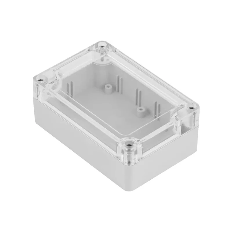 RS PRO Polycarbonate ABS Electrical Enclosure with Transparent Lid, IP68, IK07, 105x70x40mm IP68
