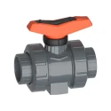 Georg Fischer Solvent Cement Socket Ball Valve 16 bar, Series 546 Pro, 3/8 to 4 in, PTFE Seals, MPN 161546063