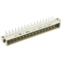 HARTING DIN 41612 Connector 32 Way 5.08 mm Pitch, Through Hole, C/2, Solder Class C2, 2 Row Male, Right Angle 09046326921