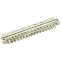 HARTING DIN 41612 Connector 32 Way 5.08 mm Pitch, Through Hole, C/2, Solder Class C2, 2 Row Male, Right Angle 09046326921