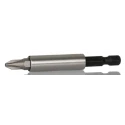 RS PRO Screwdriver Bit Set, Hex, Slotted, Phillips, Torx, Pozidriv, 31 Pieces Stainless Steel Sleeve, 1/4 in Drive 192-3663