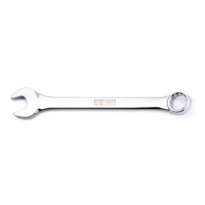 RS PRO Combination Spanner, Chrome Vanadium Steel, Chrome Finish, 15 mm Size, 190 mm Length, Height Safe 192-3700