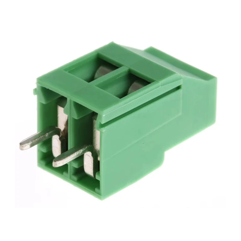 Phoenix Contact MKDS 3/2 Series PCB Terminal Block 2-Contact 5 mm Pitch 1 Row 24A Green Right Angle 1711026