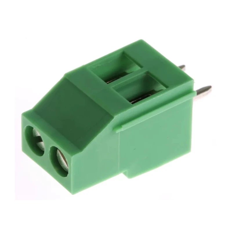 Phoenix Contact MKDS 3/2 Series PCB Terminal Block 2-Contact 5 mm Pitch 1 Row 24A Green Right Angle 1711026