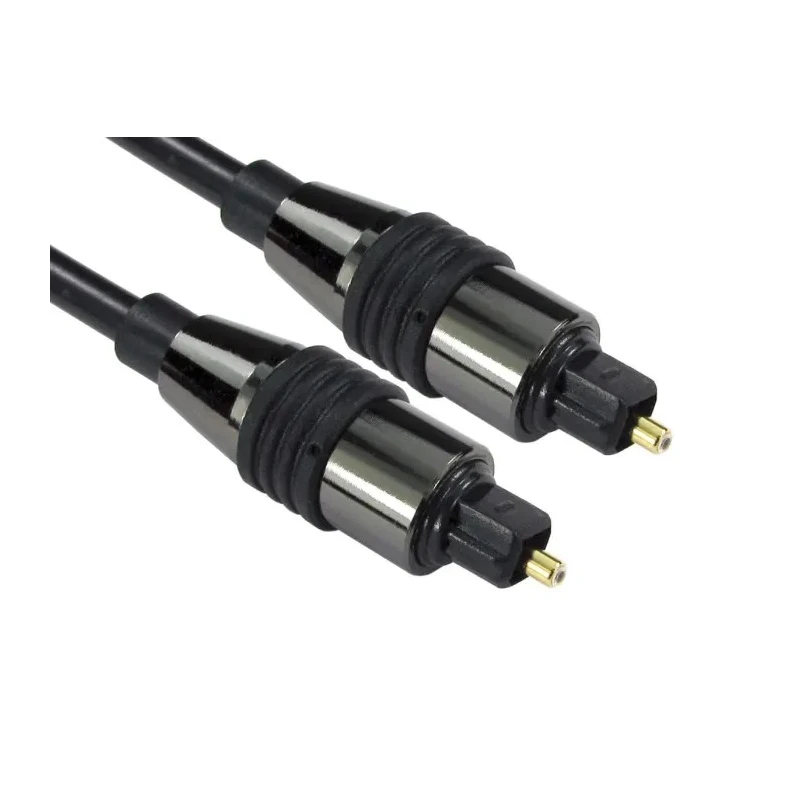 RS PRO Optical Audio Cable TOSLINK Male to Male 2.5m PVC Jacket, 100V, 192-4509