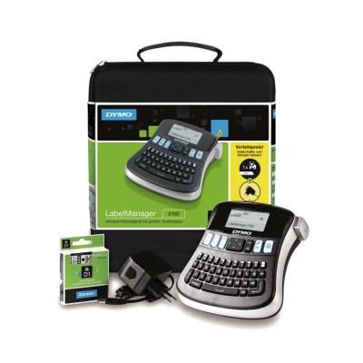 Dymo Handheld Label Printer, 12 mm Max Label Width, QWERTY Keyboard, Manual Cutter, Type G Plug, Computer 2094492