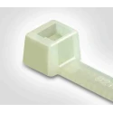 HellermannTyton Non-Releasable Cable Tie, 205 mm x 2.5 mm, Polyamide 66, Natural, T18L Series 111-02119 T18L-PA66-NA