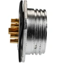 Amphenol Socapex Circular Connector 7 Contacts Panel Mount Socket Male IP67 SL61 Series 480V 50A SL EM 37 Y