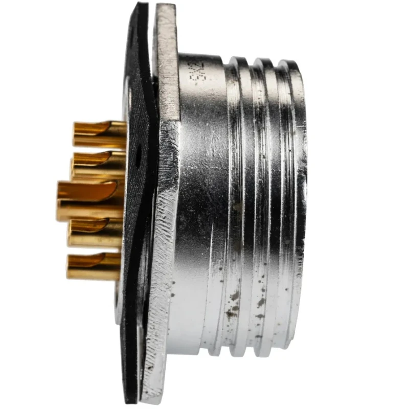 Amphenol Socapex Circular Connector 7 Contacts Panel Mount Socket Male IP67 SL61 Series 480V 50A SL EM 37 Y