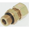 Parker Hydraulic Fitting Male G, 90°, Steel, Zinc Plated, Maximum Operating Temperature 120°C GE12LREDCF