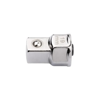 RS PRO 1/2 in Square Adapter Alloy Steel Mirror Chrome, 28.5mm Overall Length 192-3717
