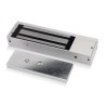 RS PRO Single Door Access Control Door Magnet, 1200 lb Holding Force, Aluminium, 12V/24V DC, Fail Safe, Nickel 192-4535