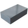Rose Die Cast Aluminium Enclosure IP66 IK09 Grey Lid 400x230x111mm Aluminium Standard Series 01234011