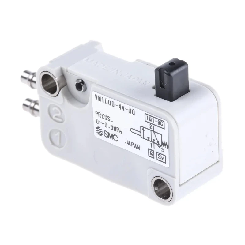 SMC Basic Pneumatic Manual Control Valve 3/2, , 0.8 MPa, 49.03 NL/min, PBT Body, 2.5 mm Thread, Side Port, VM1000