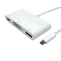 RS PRO USB 3.1 Type-C to HDMI, DisplayPort, DVI Adapter, 4K Resolution, 192-4723