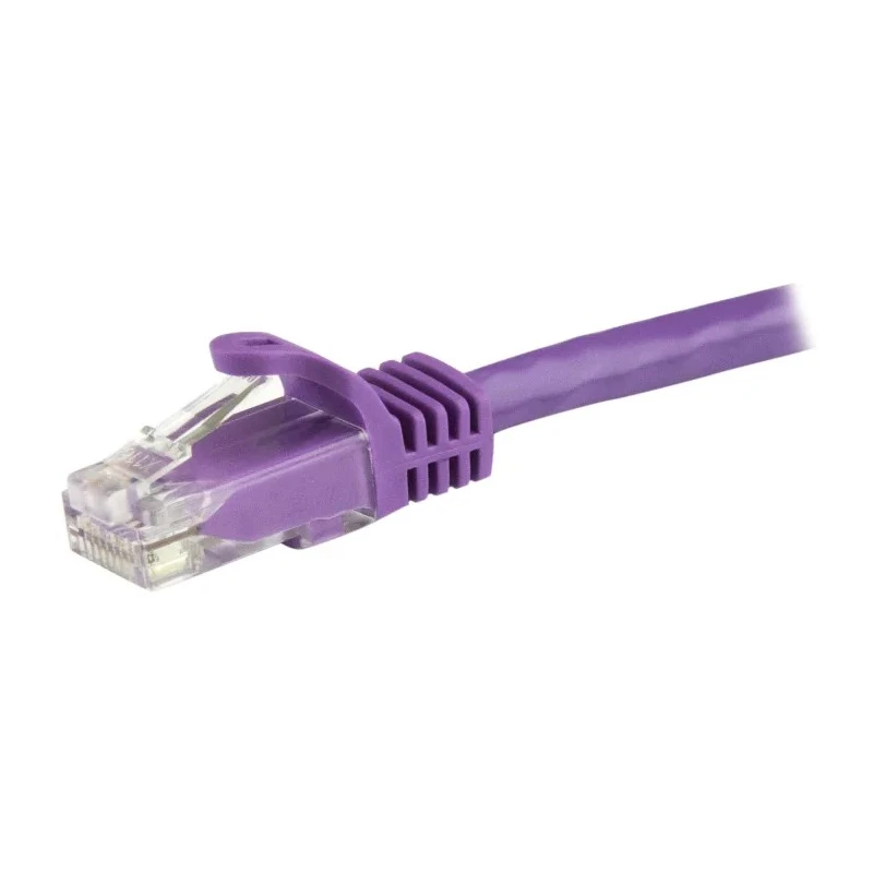 StarTech.com Cat6 Ethernet Cable Purple Unshielded Snagless 5m PVC Stranded Copper N6PATC5MPL