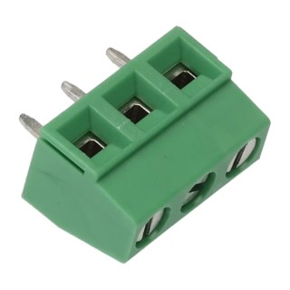 Phoenix Contact MKDSN 1.5/3-5.08 Series PCB Terminal Block, 3 Contacts, 5.08 mm Pitch, 13.5A, Straight Wave 1729131
