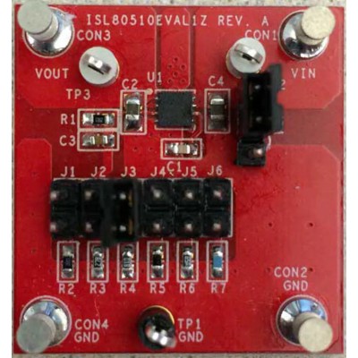 Renesas Electronics Low Dropout Voltage Regulator Evaluation Board , Input 2.2V–6V, Programmable Output ISL80510EVAL1Z