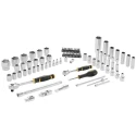 Stanley 81-Piece 1/2 in & 1/4 in Drive 6-Point Hex, Phillips, Pozidriv, Slotted, Torx Socket Set FMMT82826-1