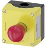 Siemens SIRIUS ACT 3SU18 Series Twist Release Emergency Stop Push Button Surface Mount 22 mm Cutout 1 NO/2 NC IP69