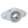NSK-RHP Bearing Unit, 2 Mount Holes, Thermoplastic Housing, 35mm ID, PSFT35CR