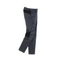 Parade BOSTON Unisex Work Trouser, Grey, 40 inch Waist, Cotton, Weather Resistant, Knee Pad Pocket 17BOSTON1753T40