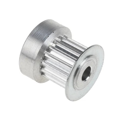 RS PRO Aluminium Timing Belt Pulley, 6 mm Belt Width, 2.5 mm Pitch, 16 Teeth, Flanged, Pilot Bore 4 mm 16T2.5/16.2