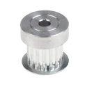 RS PRO Aluminium Timing Belt Pulley, 6 mm Belt Width, 2.5 mm Pitch, 16 Teeth, Flanged, Pilot Bore 4 mm 16T2.5/16.2