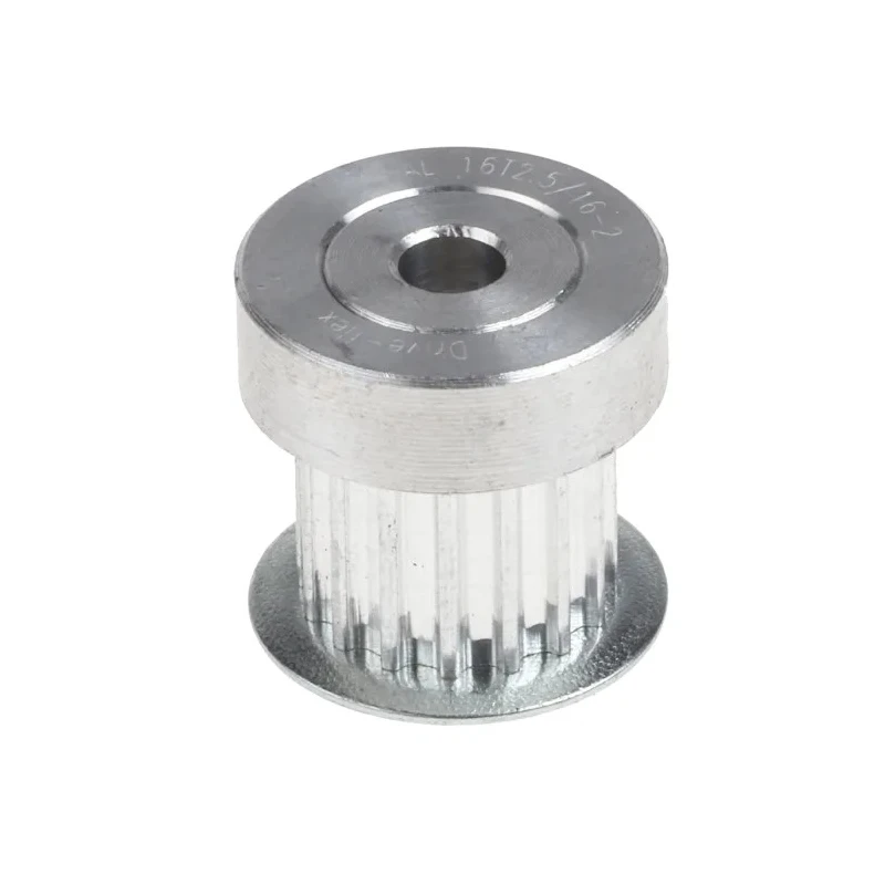 RS PRO Aluminium Timing Belt Pulley, 6 mm Belt Width, 2.5 mm Pitch, 16 Teeth, Flanged, Pilot Bore 4 mm 16T2.5/16.2