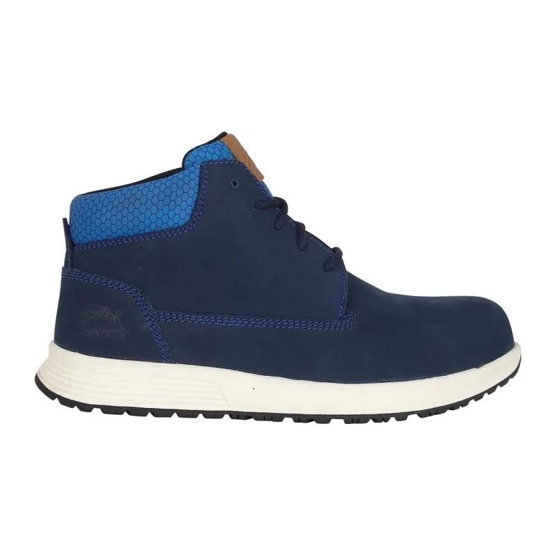 Himalayan Navy Non-Metallic Toe Capped Unisex Safety Boots, Size UK 11, EU 46, Nubuck Leather Upper, SRC Slip 4410NV110