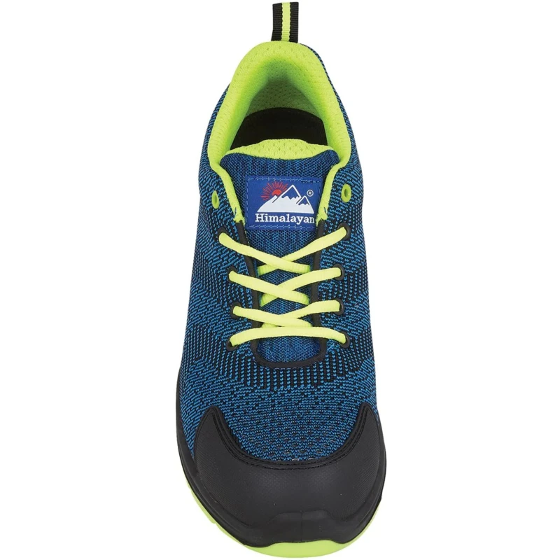 Himalayan Unisex Non-Metallic Safety Trainer, Flyknit Mesh, Composite Toe, UK 4, EU 37, Blue 4340NV040