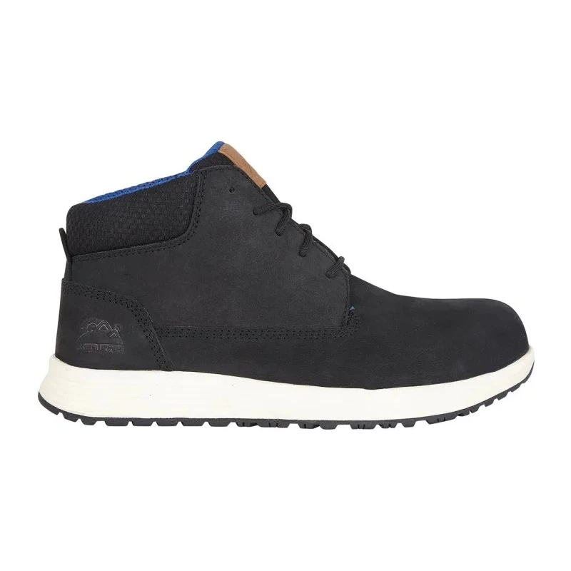 Himalayan Black Non-Metallic Toe Capped Unisex Safety Boots, Nubuck, Composite Midsole, Size EU 37, UK 4, 4413BK040